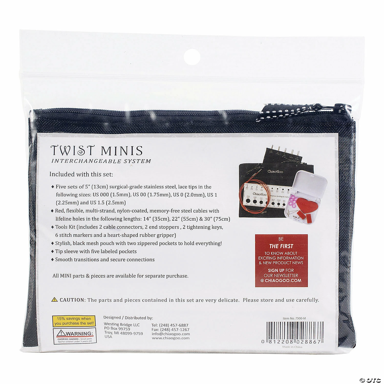 New ๐ฏ ChiaoGoo TWIST Red Lace Interchangeable Knitting Needle 5" Tip Set - Mini โจ 5 New ๐ฏ ChiaoGoo TWIST Red Lace Interchangeable Knitting Needle 5" Tip Set - Mini โจ - Image 3