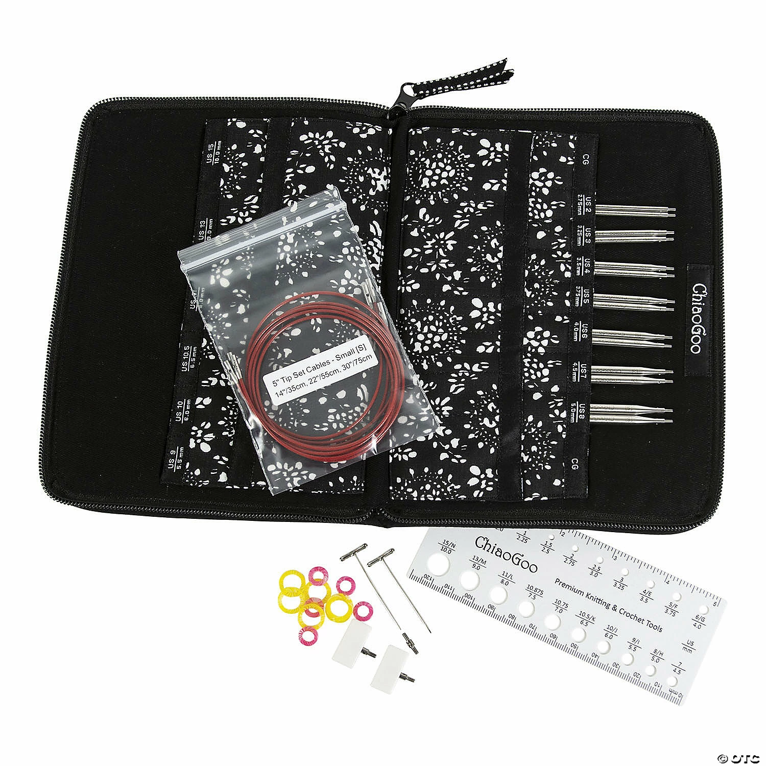 Budget ๐ฅ ChiaoGoo TWIST Red Lace Interchangeable Knitting Needle 5" Tip Set - Small โค๏ธ 5 Budget ๐ฅ ChiaoGoo TWIST Red Lace Interchangeable Knitting Needle 5" Tip Set - Small โค๏ธ - Image 3