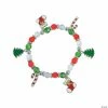 Outlet 🥰 Christmas Beaded Charm Bracelet Craft Kit - Makes 12 💯 -Crafts For Her Shop christmas beaded charm bracelet craft kit makes 1213751040