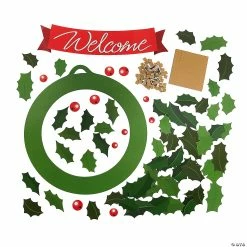 Cheap 🔥 Christmas Welcome Wreath Craft Kit - Makes 1 🥰 6 Cheap 🔥 Christmas Welcome Wreath Craft Kit - Makes 1 🥰 -Crafts For Her Shop christmas welcome wreath craft kit makes 114091779 a01