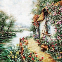 New 🤩 Crafting Spark (Wizardi) - Along the River B581L Counted Cross-Stitch Kit 🛒