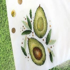 Cheapest ⭐ Crafting Spark (Wizardi) - Avocado SV-545 Counted Cross Stitch Kit ⭐ -Crafts For Her Shop crafting spark wizardi avocado sv 545 counted cross stitch kit14222228 a01NOWA