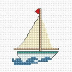 Best deal ⭐ Crafting Spark (Wizardi) - Boat B017L Counted Cross-Stitch Kit 👏