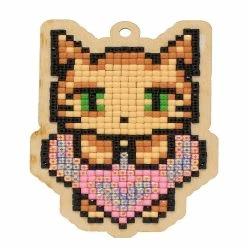 Brand new 😀 Crafting Spark (Wizardi) - Cat's Love WWP334 Diamond Painting on Plywood Kit 😍