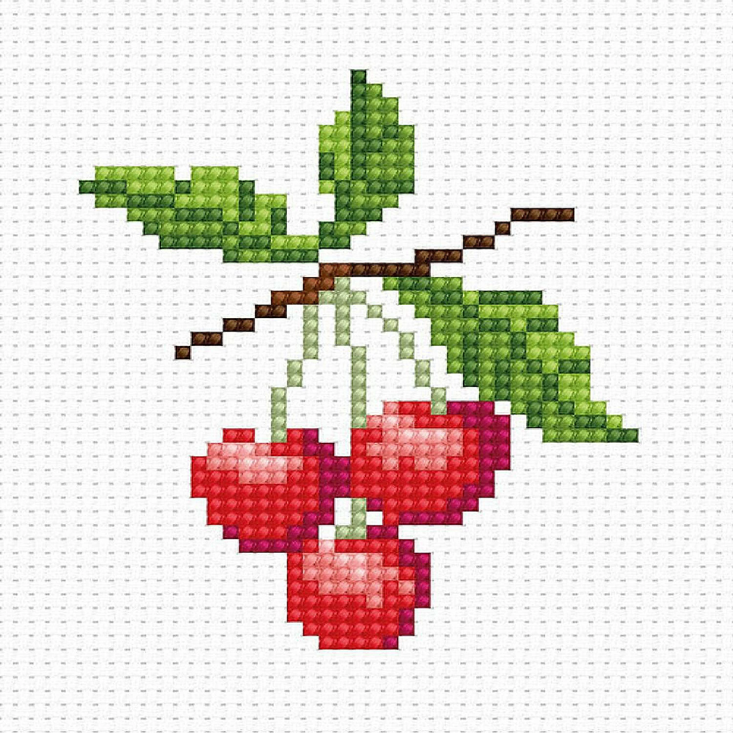 Discount โค๏ธ Crafting Spark (Wizardi) - Cherry B016L Counted Cross-Stitch Kit ๐ 3 Discount โค๏ธ Crafting Spark (Wizardi) - Cherry B016L Counted Cross-Stitch Kit ๐