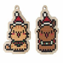 Best Pirce 🌟 Crafting Spark (Wizardi) - 🎄 Christmas Kittens WWP446 Diamond Painting on Plywood Kit 🌟