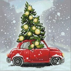 Outlet 🔥 Crafting Spark (Wizardi) - 🎁 Christmas Mood CS2800 14.9 x 14.9 inches Crafting Spark Diamond Painting Kit 🛒