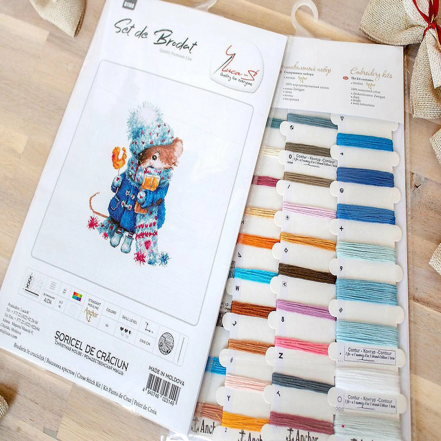 Promo ๐ฅฐ Crafting Spark (Wizardi) - ๐
Christmas mouse B1168L Counted Cross-Stitch Kit ๐คฉ 4 Promo ๐ฅฐ Crafting Spark (Wizardi) - ๐
Christmas mouse B1168L Counted Cross-Stitch Kit ๐คฉ - Image 2