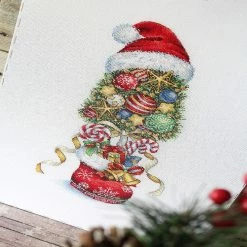 Buy 🛒 Crafting Spark (Wizardi) - 🎄 Christmas Stocking SNV-732 Counted Cross Stitch Kit 🥰 -Crafts For Her Shop crafting spark wizardi christmas stocking snv 732 counted cross stitch kit14222230 a02NOWA