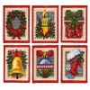 Coupon 🥰 Crafting Spark (Wizardi) - Coaster needlepoint (halfstitch) kit set of 6 designs "Christmas time" 5106 💯 -Crafts For Her Shop crafting spark wizardi coaster needlepoint halfstitch kit set of 6 designs christmas time 510614222274NOWA