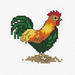Best reviews of 🎉 Crafting Spark (Wizardi) - Cock B018L Counted Cross-Stitch Kit 🤩 -Crafts For Her Shop crafting spark wizardi cock b018l counted cross stitch kit14222307 a01NOWA