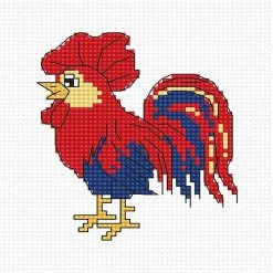 Best deal ๐ Crafting Spark (Wizardi) - Cock B082L Counted Cross-Stitch Kit โญ