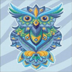 Brand new 🤩 Crafting Spark (Wizardi) - Colorful Owl CS2544 11.8 x 15.7 inches Crafting Spark Diamond Painting Kit 😀
