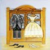 Wholesale 👏 Crafting Spark (Wizardi) - Complete counted cross stitch kit - greetings card "Wedding clothes" 6271 🛒 -Crafts For Her Shop crafting spark wizardi complete counted cross stitch kit greetings card wedding clothes 627114222472NOWA