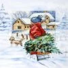 Coupon ✨ Crafting Spark (Wizardi) - Complete counted cross stitch kit - greetings card "Winter" 6232 😀 -Crafts For Her Shop crafting spark wizardi complete counted cross stitch kit greetings card winter 623214222367NOWA