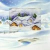 Hot Sale 🔔 Crafting Spark (Wizardi) - Complete cross stitch kit - greetings card "Winter landscape" 6195 ⭐ -Crafts For Her Shop crafting spark wizardi complete cross stitch kit greetings card winter landscape 619514222390NOWA
