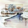Best deal 🔔 Crafting Spark (Wizardi) - Complete cross stitch kit - greetings card "Winter landscape" 6197 🧨 -Crafts For Her Shop crafting spark wizardi complete cross stitch kit greetings card winter landscape 619714222493NOWA