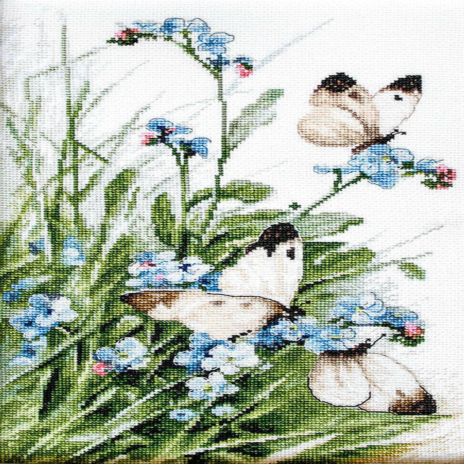 Deals โค๏ธ Crafting Spark (Wizardi) - Counted Cross Stitch Kit Butterflies and bluebird flowers Leti939 ๐ 3 Deals โค๏ธ Crafting Spark (Wizardi) - Counted Cross Stitch Kit Butterflies and bluebird flowers Leti939 ๐