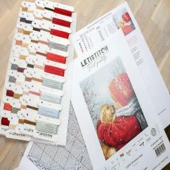 Coupon 🎉 Crafting Spark (Wizardi) - Counted Cross Stitch Kit 🎄 Christmas hugs L8019 🎉 -Crafts For Her Shop crafting spark wizardi counted cross stitch kit christmas hugs l801914222248 a03NOWA