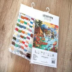 Best Sale 👍 Crafting Spark (Wizardi) - Counted Cross Stitch Kit Island Life Leti925 🤩 -Crafts For Her Shop crafting spark wizardi counted cross stitch kit island life leti92514222477 a03NOWA