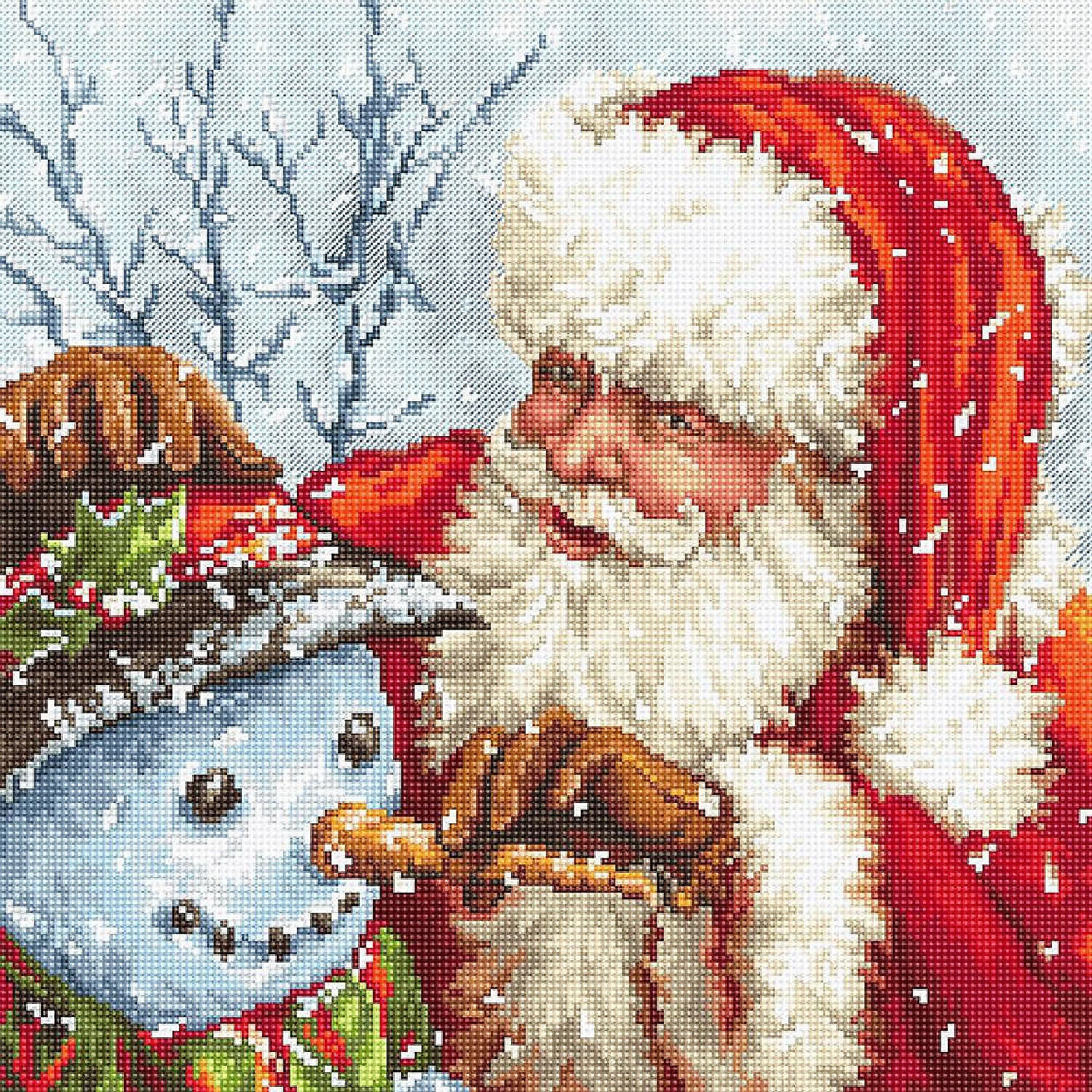 Best Pirce ๐ Crafting Spark (Wizardi) - Counted Cross Stitch Kit Santa Claus and Snowman Leti919 ๐ 3 Best Pirce ๐ Crafting Spark (Wizardi) - Counted Cross Stitch Kit Santa Claus and Snowman Leti919 ๐