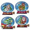 Cheap ⭐ Crafting Spark (Wizardi) - Counted cross stitch kit with plastic canvas "Christmas balls" set of 4 designs 7669 😉 -Crafts For Her Shop crafting spark wizardi counted cross stitch kit with plastic canvas christmas balls set of 4 designs 766914222302NOWA