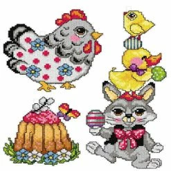 Cheap ✨ Crafting Spark (Wizardi) - Counted cross stitch kit with plastic canvas "Easter" set of 3 designs 7656 ❤️ -Crafts For Her Shop crafting spark wizardi counted cross stitch kit with plastic canvas easter set of 3 designs 765614222314 a01NOWA
