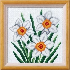 New ๐ฏ Crafting Spark (Wizardi) - Cross stitch kit "Daffodils" 7513 ๐งจ