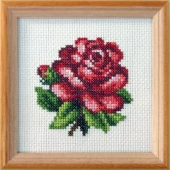 Outlet 😉 Crafting Spark (Wizardi) - Cross stitch kit "Red rose " 7588 🛒
