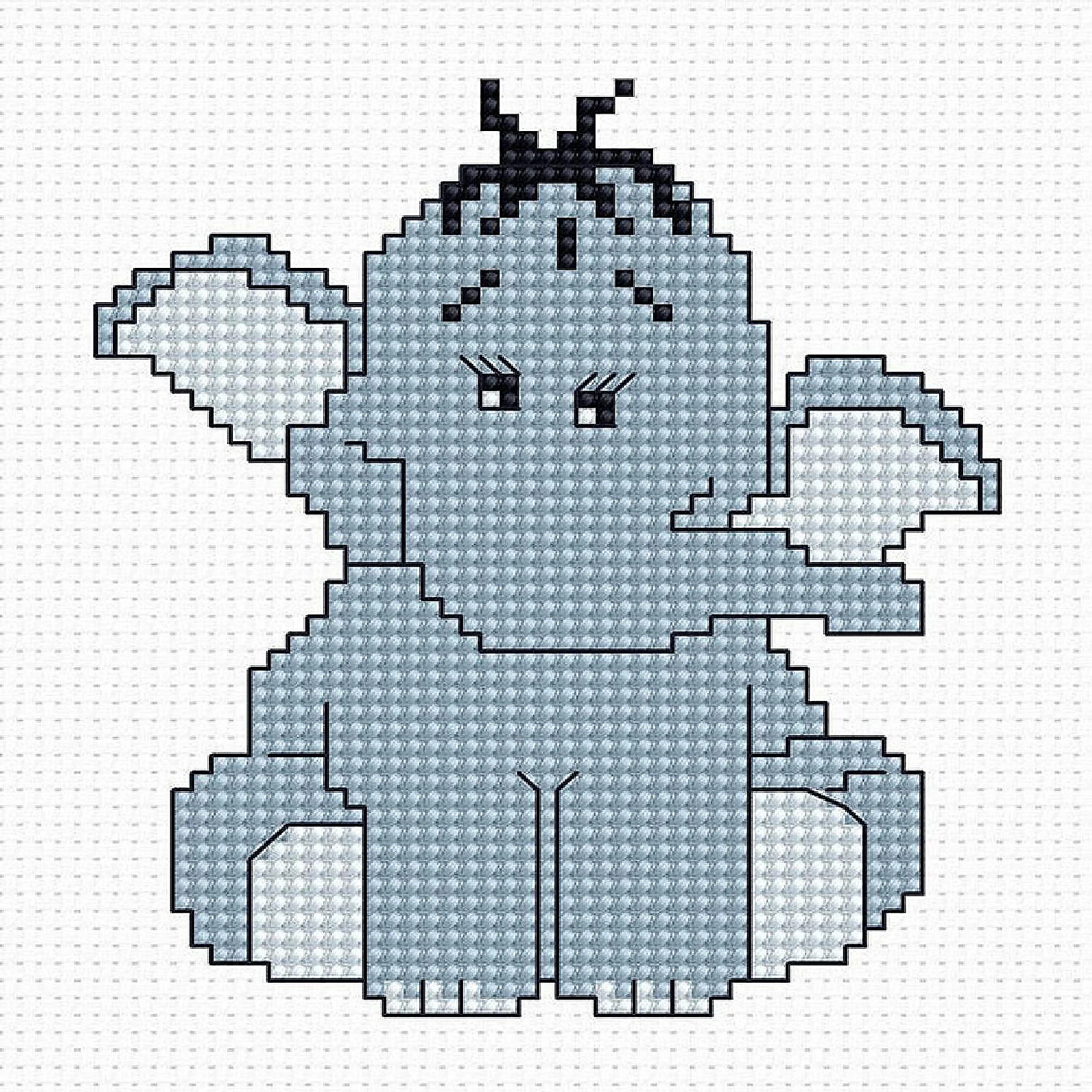 Hot Sale ๐ Crafting Spark (Wizardi) - Elephant B041L Counted Cross-Stitch Kit ๐ 4 Hot Sale ๐ Crafting Spark (Wizardi) - Elephant B041L Counted Cross-Stitch Kit ๐ - Image 2
