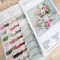 Deals 🛒 Crafting Spark (Wizardi) - English Tea & Roses B2317L Counted Cross-Stitch Kit 🥰 -Crafts For Her Shop crafting spark wizardi english tea and roses b2317l counted cross stitch kit14222520 a01NOWA