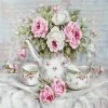 Deals 🛒 Crafting Spark (Wizardi) - English Tea & Roses B2317L Counted Cross-Stitch Kit 🥰 -Crafts For Her Shop crafting spark wizardi english tea and roses b2317l counted cross stitch kit14222520NOWA