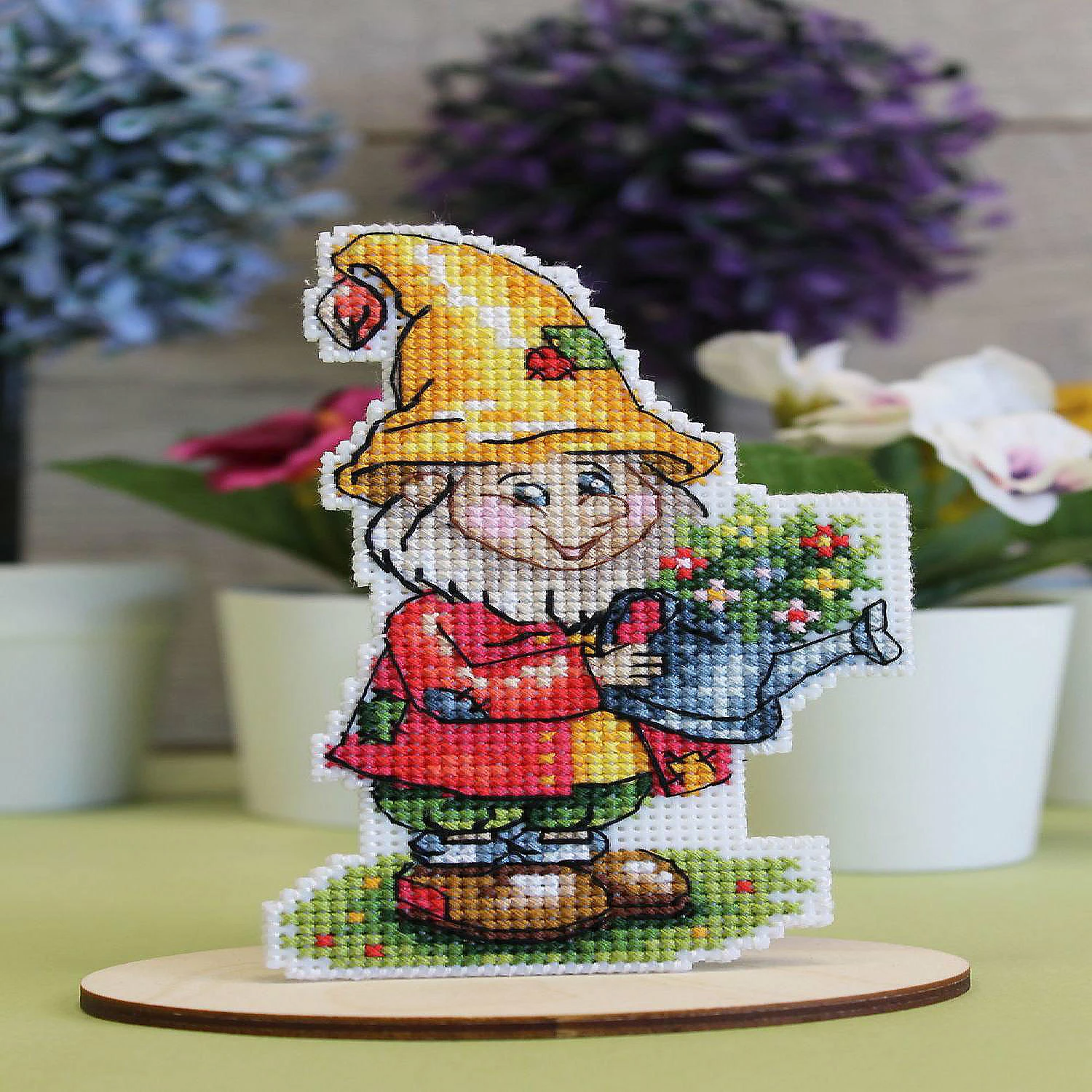 Cheap ๐ Crafting Spark (Wizardi) - Garden Gnome SR-821 Plastic Canvas Counted Cross Stitch Kit ๐ 4 Cheap ๐ Crafting Spark (Wizardi) - Garden Gnome SR-821 Plastic Canvas Counted Cross Stitch Kit ๐ - Image 2