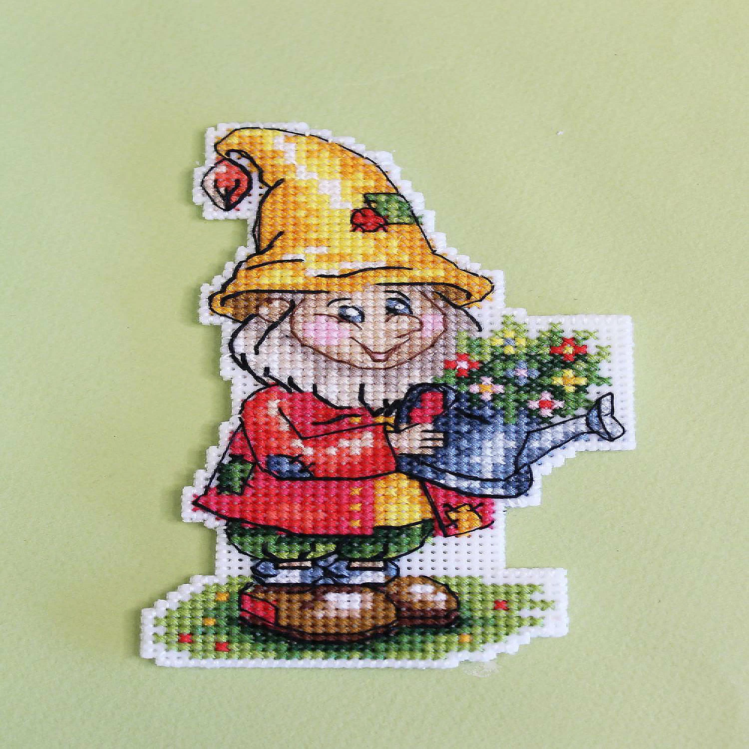 Cheap ๐ Crafting Spark (Wizardi) - Garden Gnome SR-821 Plastic Canvas Counted Cross Stitch Kit ๐ 6 Cheap ๐ Crafting Spark (Wizardi) - Garden Gnome SR-821 Plastic Canvas Counted Cross Stitch Kit ๐ - Image 4