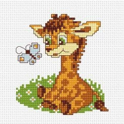 Budget 😍 Crafting Spark (Wizardi) - Giraffe B044L Counted Cross-Stitch Kit ✔️ -Crafts For Her Shop crafting spark wizardi giraffe b044l counted cross stitch kit14222280 a01NOWA