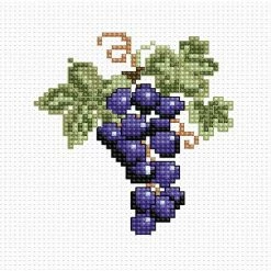 Cheapest ⌛ Crafting Spark (Wizardi) - Grapes B029L Counted Cross-Stitch Kit 🔔 -Crafts For Her Shop crafting spark wizardi grapes b029l counted cross stitch kit14222461 a01NOWA