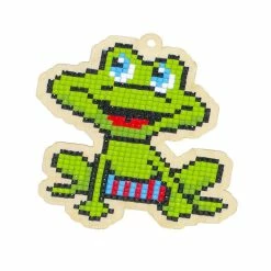 Best Sale ✔️ Crafting Spark (Wizardi) - Happy Frog WWP255 Diamond Painting on Plywood Kit 🛒