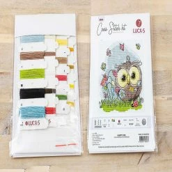 Promo 🧨 Crafting Spark (Wizardi) - Happy Owl B1401L Counted Cross-Stitch Kit 🧨 -Crafts For Her Shop crafting spark wizardi happy owl b1401l counted cross stitch kit14222484 a02NOWA
