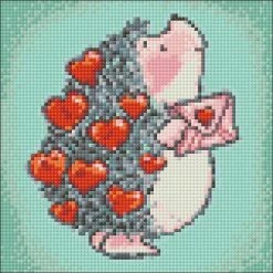 Wholesale 💯 Crafting Spark (Wizardi) - Hedgehog CS2311 7.9 x 7.9 inches Crafting Spark Diamond Painting Kit 🔔