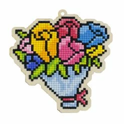 Best deal 🎁 Crafting Spark (Wizardi) - Holiday Bouquet WWP430 Diamond Painting on Plywood Kit 👍