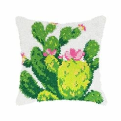 Wholesale ✔️ Crafting Spark (Wizardi) - Latch hook cushion kit "Cactus" 4190 🥰