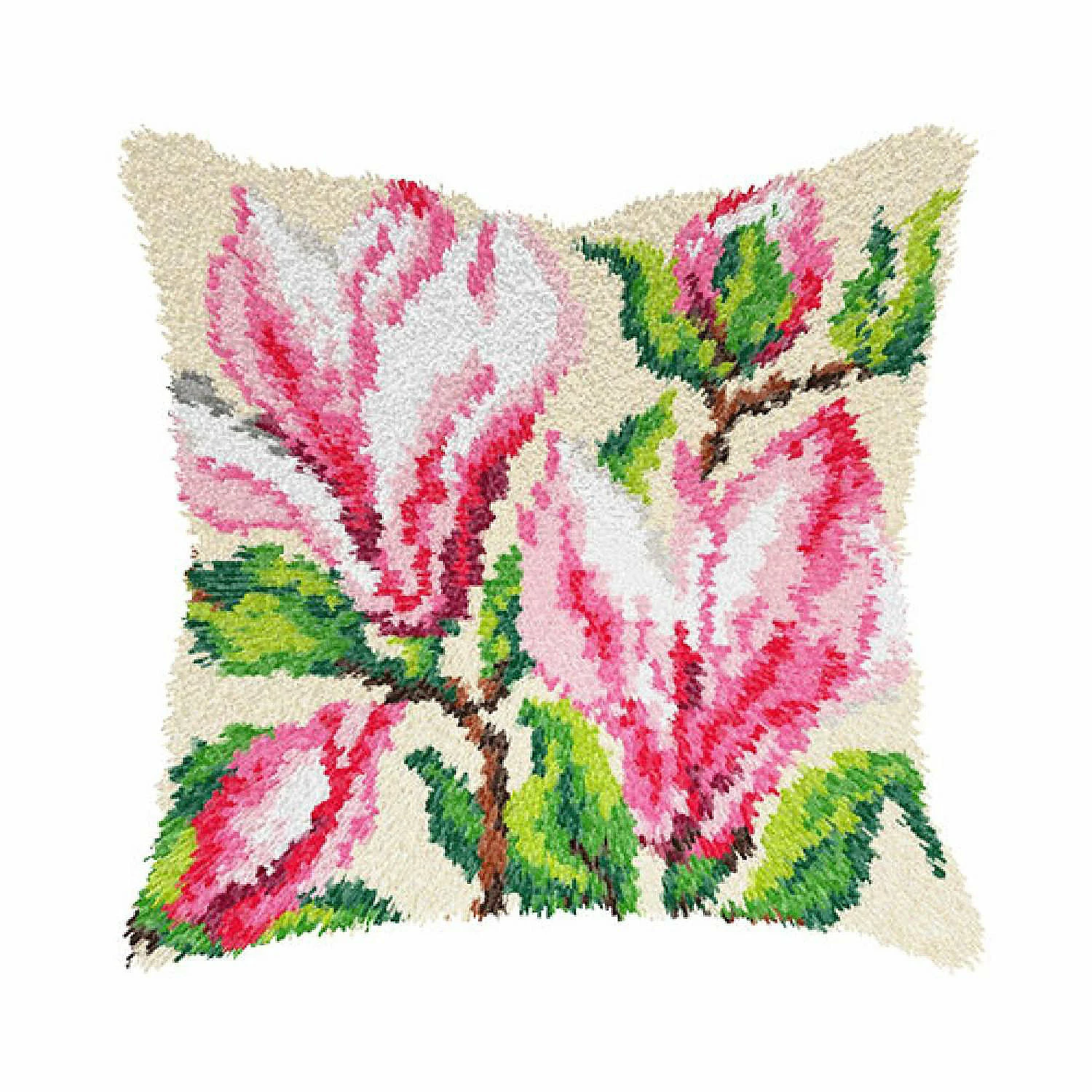 Budget ๐ Crafting Spark (Wizardi) - Latch hook cushion kit "Magnolia" 4189 ๐ 4 Budget ๐ Crafting Spark (Wizardi) - Latch hook cushion kit "Magnolia" 4189 ๐ - Image 2