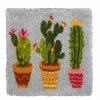 Cheapest ✨ Crafting Spark (Wizardi) - Latch hook rug kit "Cactus" 4076 😀 -Crafts For Her Shop crafting spark wizardi latch hook rug kit cactus 407614222257NOWA