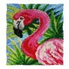 Brand new 😍 Crafting Spark (Wizardi) - Latch hook rug kit "Flamingo" 4151 💯 -Crafts For Her Shop crafting spark wizardi latch hook rug kit flamingo 415114222332NOWA