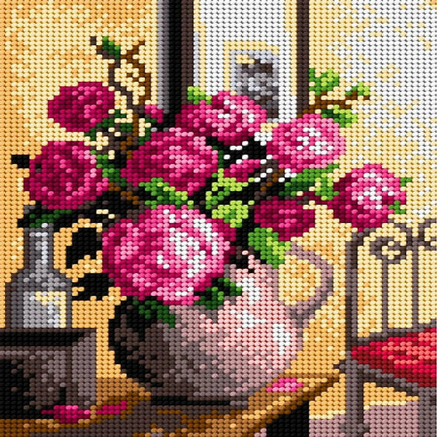 Coupon ๐ Crafting Spark (Wizardi) - Needlepoint canvas for halfstitch without yarn Bouquet of Roses 2121F - Printed Tapestry Canvas ๐ฅฐ 4 Coupon ๐ Crafting Spark (Wizardi) - Needlepoint canvas for halfstitch without yarn Bouquet of Roses 2121F - Printed Tapestry Canvas ๐ฅฐ - Image 2