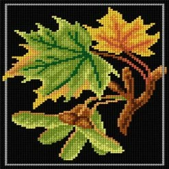 Discount π Crafting Spark (Wizardi) - Needlepoint canvas for halfstitch without yarn Maple 3246F - Printed Tapestry Canvas β¨