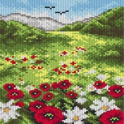 Deals ✔️ Crafting Spark (Wizardi) - Needlepoint canvas for halfstitch without yarn On the Meadow 2227F - Printed Tapestry Canvas ✨ -Crafts For Her Shop crafting spark wizardi needlepoint canvas for halfstitch without yarn on the meadow 2227f printed tapestry canvas14222452 a01NOWA
