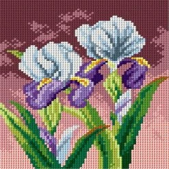 Cheapest ⭐ Crafting Spark (Wizardi) - Needlepoint canvas for halfstitch without yarn Spring Irises 2595F - Printed Tapestry Canvas 😀 -Crafts For Her Shop crafting spark wizardi needlepoint canvas for halfstitch without yarn spring irises 2595f printed tapestry canvas14222386 a01NOWA