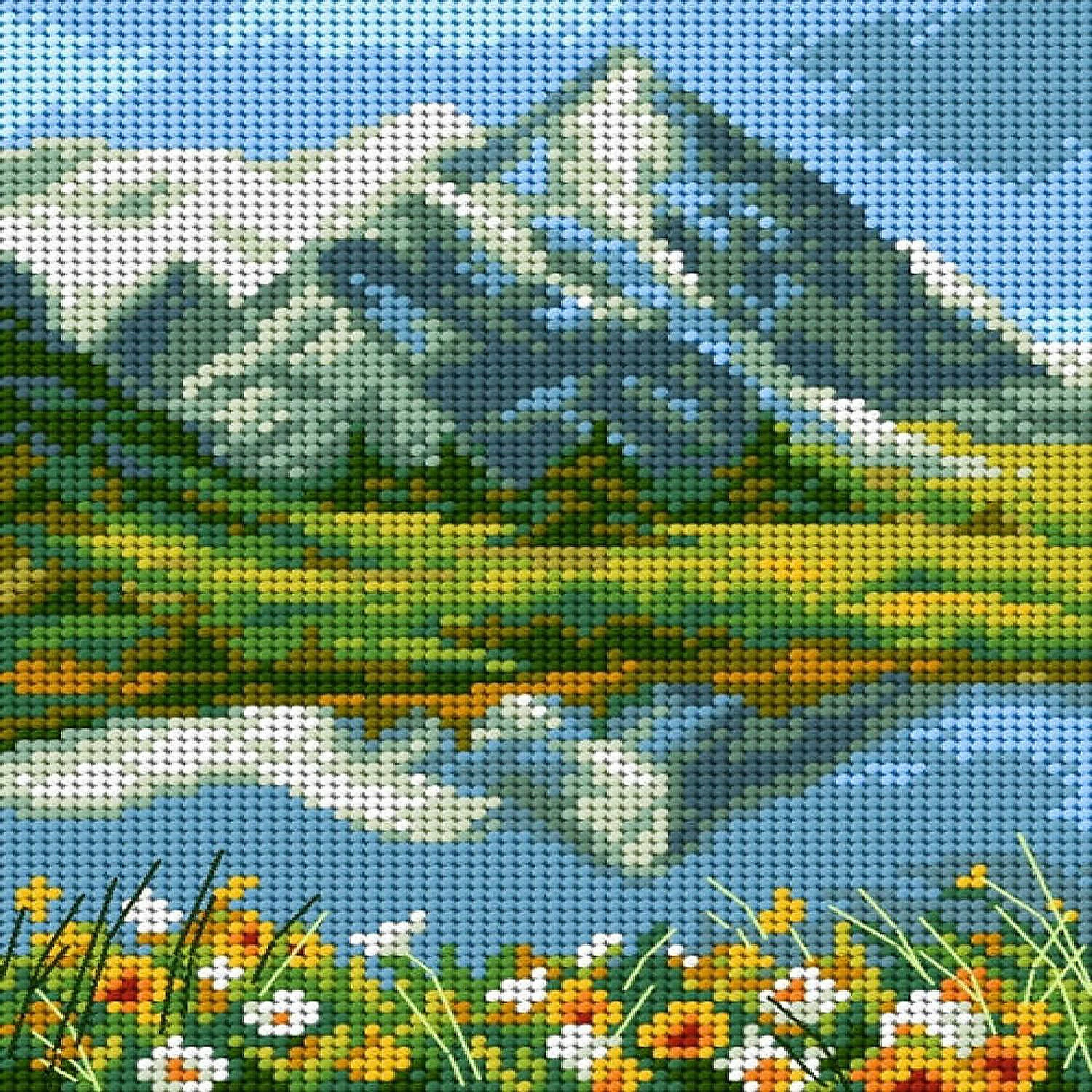 Best Sale โ๏ธ Crafting Spark (Wizardi) - Needlepoint canvas for halfstitch without yarn โ๏ธ Summer in the Mountains 2624F - Printed Tapestry Canvas ๐ฅฐ 4 Best Sale โ๏ธ Crafting Spark (Wizardi) - Needlepoint canvas for halfstitch without yarn โ๏ธ Summer in the Mountains 2624F - Printed Tapestry Canvas ๐ฅฐ - Image 2