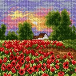 Buy 🔔 Crafting Spark (Wizardi) - Needlepoint canvas for halfstitch without yarn 🌞 Summer Meadow 2182H - Printed Tapestry Canvas 💯 -Crafts For Her Shop crafting spark wizardi needlepoint canvas for halfstitch without yarn summer meadow 2182h printed tapestry canvas14222385 a01NOWA